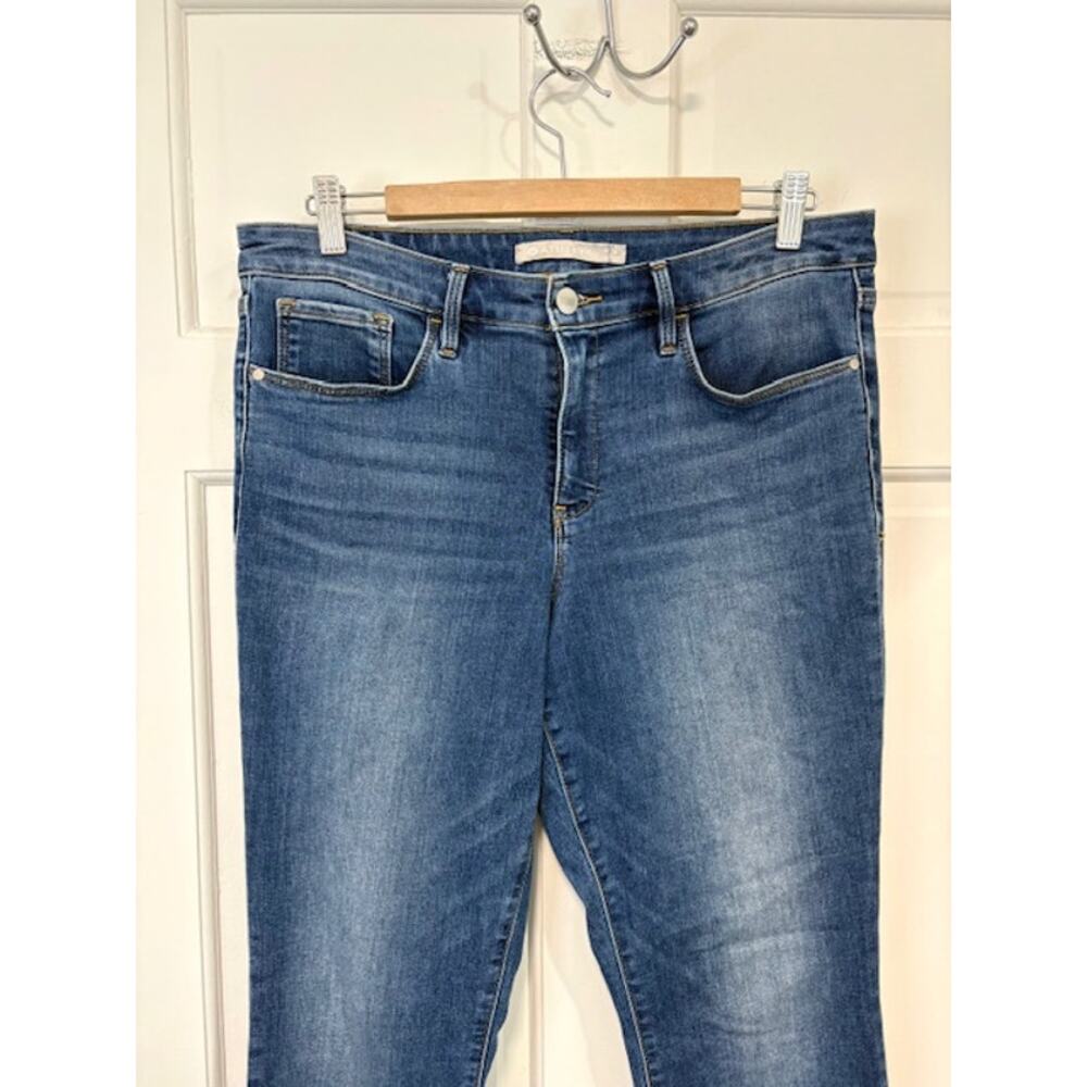 Athleta Sculptek Skinny Jeans 12 Medium Wash Sculpting Denim Performance Stretch - Picture 2 of 14